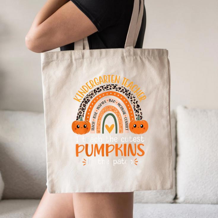 Rainbow I Teach The Cutest Pumpkins Kindergarten Teacher Men Women Canvas Tote Bag, novelty gifts, funny gifts Rainbow I Teach The Cutest Pumpkins Kindergarten Teacher Men Women Canvas Tote Bag, novelty gifts, funny gifts