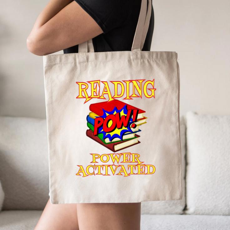 Reading Super Power Activated Superhero Teacher Or Student Men Women Girls Kids Canvas Tote Bag, novelty gifts, funny gifts Reading Super Power Activated Superhero Teacher Or Student Men Women Girls Kids Canvas Tote Bag, novelty gifts, funny gifts