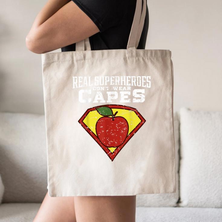 Real Superheroes Don't Wear Capes Teacher Shirt Teaching Te Canvas Tote Bag, novelty gifts, funny gifts Real Superheroes Don't Wear Capes Teacher Shirt Teaching Te Canvas Tote Bag, novelty gifts, funny gifts
