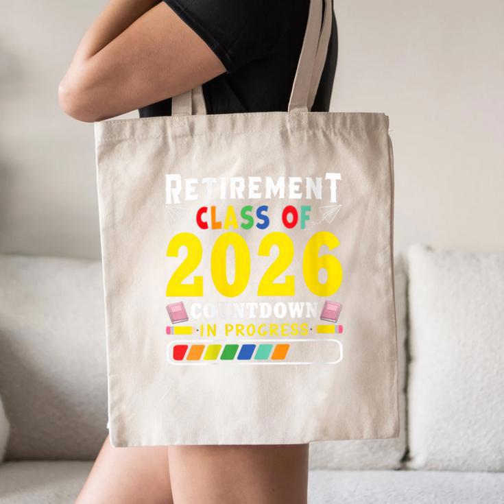 Retirement Primary Elementary Teacher 2026 Retiring Progress Canvas Tote Bag, novelty gifts, funny gifts Retirement Primary Elementary Teacher 2026 Retiring Progress Canvas Tote Bag, novelty gifts, funny gifts