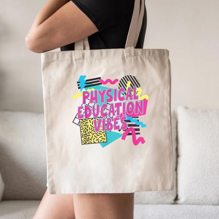 Retro Physical Education Vibes Gym Teacher Phys Ed Teacher Canvas Tote Bag, novelty gifts, funny gifts Retro Physical Education Vibes Gym Teacher Phys Ed Teacher Canvas Tote Bag, novelty gifts, funny gifts