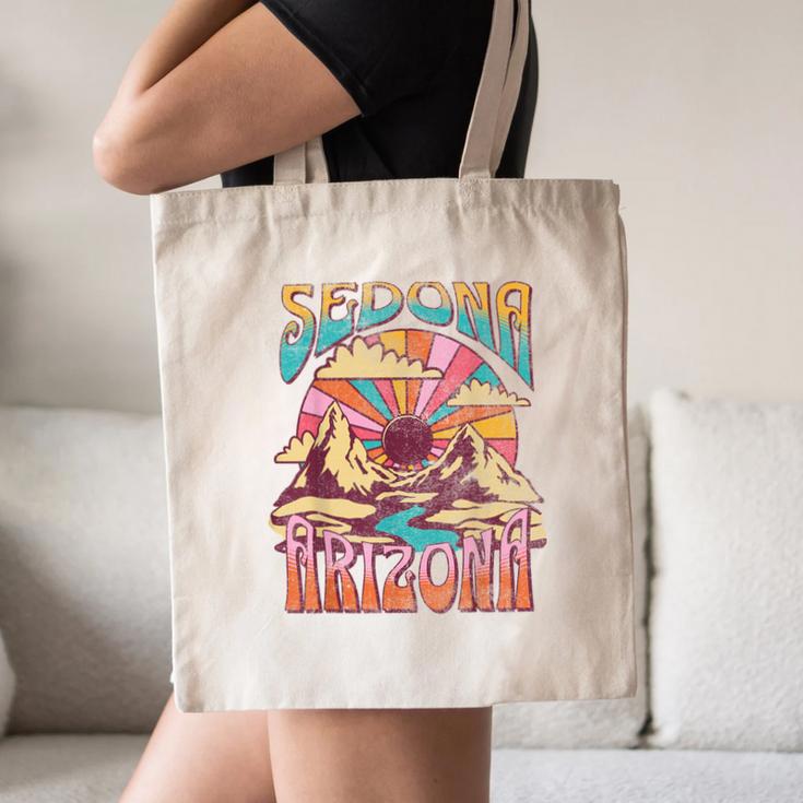 Sedona Arizona Nature Hiking Mountains Outdoors Vintage Canvas Tote Bag, novelty gifts, funny gifts