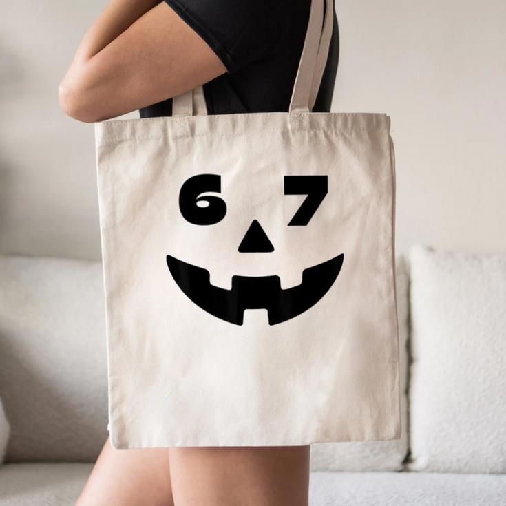 Six Seven Halloween Costume For Students Teachers 6 7 Canvas Tote Bag, novelty gifts, funny gifts