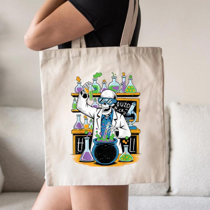 Skeleton Mad Scientist Halloween Costume Science Teacher Canvas Tote Bag, novelty gifts, funny gifts Skeleton Mad Scientist Halloween Costume Science Teacher Canvas Tote Bag, novelty gifts, funny gifts