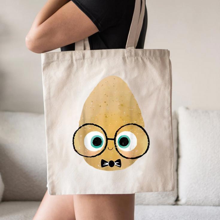 The Smart Seed Good Egg Teacher Halloween Costume Food Group Canvas Tote Bag, novelty gifts, funny gifts