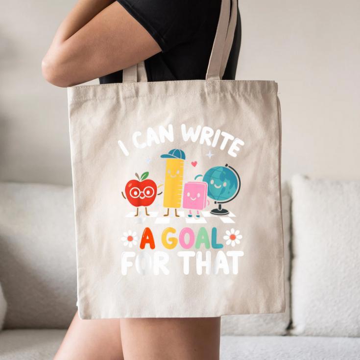 Special Education i Can Write a Goal For That Sped Teacher Canvas Tote Bag, novelty gifts, funny gifts Special Education i Can Write a Goal For That Sped Teacher Canvas Tote Bag, novelty gifts, funny gifts