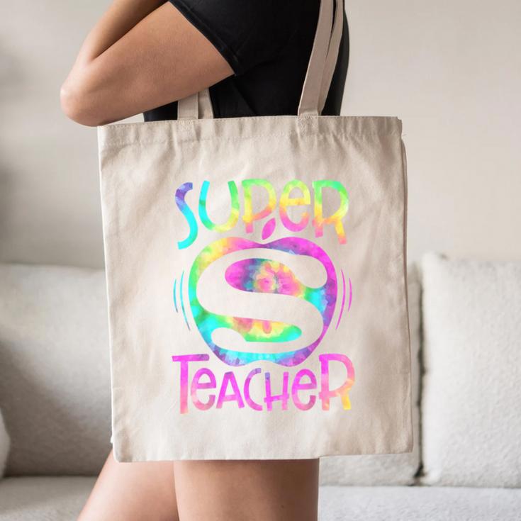 Super Teacher Back To School Apple Tie Dye First Day Canvas Tote Bag, novelty gifts, funny gifts Super Teacher Back To School Apple Tie Dye First Day Canvas Tote Bag, novelty gifts, funny gifts