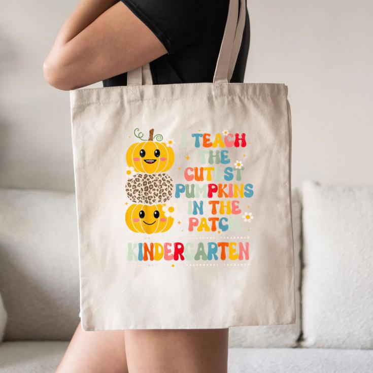 I Teach The Cutest Pumpkins Kindergarten Teacher Halloween Canvas Tote Bag, novelty gifts, funny gifts I Teach The Cutest Pumpkins Kindergarten Teacher Halloween Canvas Tote Bag, novelty gifts, funny gifts