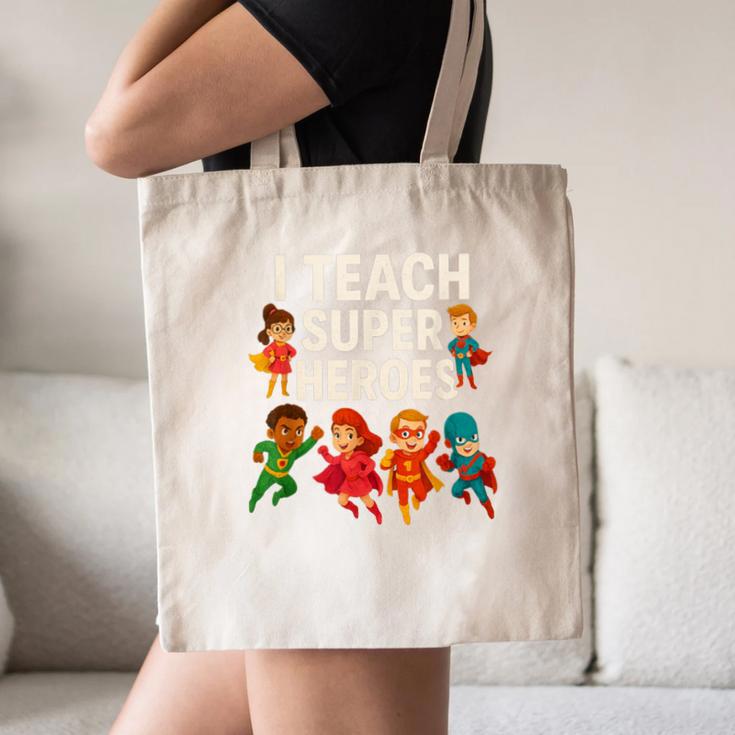 I Teach Super Heroes Teacher Canvas Tote Bag, novelty gifts, funny gifts I Teach Super Heroes Teacher Canvas Tote Bag, novelty gifts, funny gifts