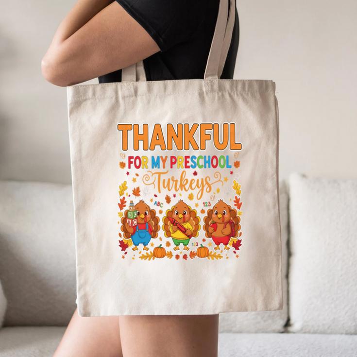 Teach Thanksgiving Teacher Thankful For My Preschool Turkeys Canvas Tote Bag, novelty gifts, funny gifts Teach Thanksgiving Teacher Thankful For My Preschool Turkeys Canvas Tote Bag, novelty gifts, funny gifts