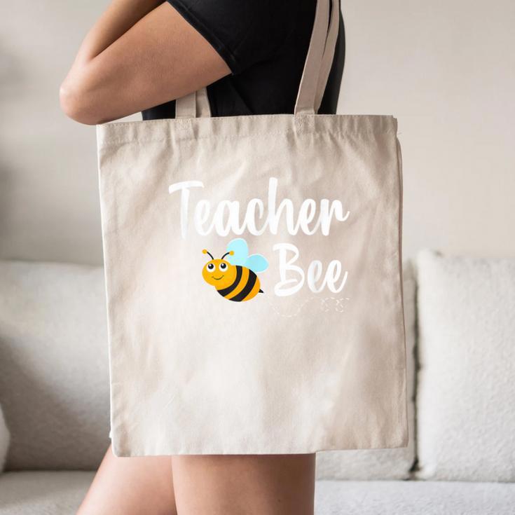 Teacher Bee Bumblebee Back To School Canvas Tote Bag, novelty gifts, funny gifts Teacher Bee Bumblebee Back To School Canvas Tote Bag, novelty gifts, funny gifts