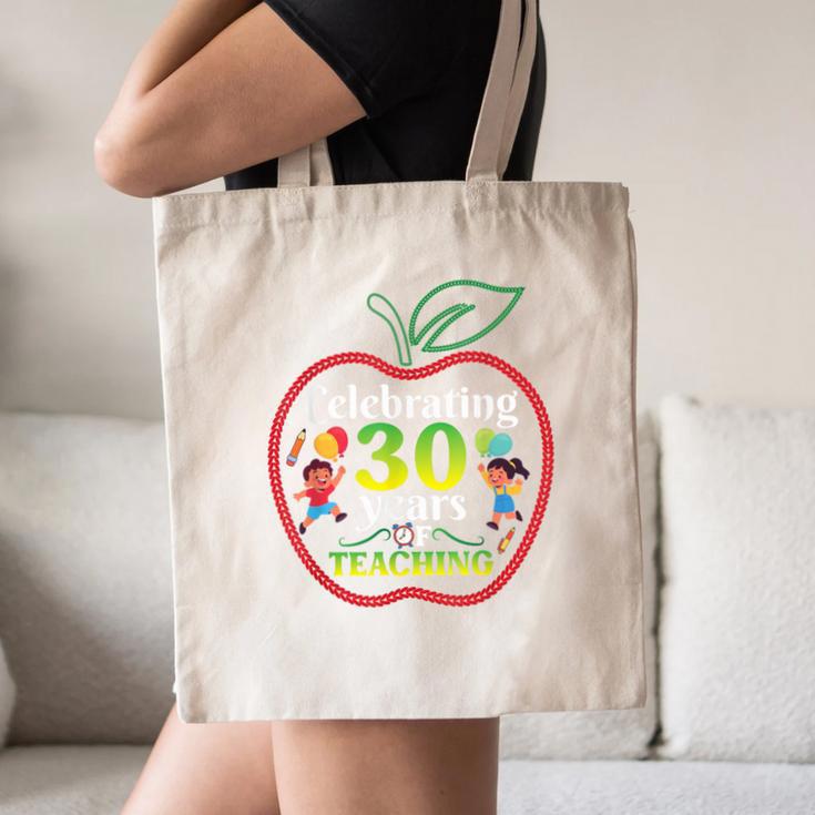 Teacher Celebrating 30 Years Of Teaching Students School Canvas Tote Bag, novelty gifts, funny gifts Teacher Celebrating 30 Years Of Teaching Students School Canvas Tote Bag, novelty gifts, funny gifts