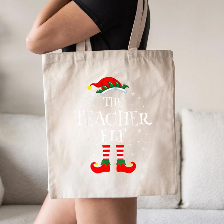The Teacher Elf Christmas Family Matching Group Xmas Canvas Tote Bag, novelty gifts, funny gifts The Teacher Elf Christmas Family Matching Group Xmas Canvas Tote Bag, novelty gifts, funny gifts