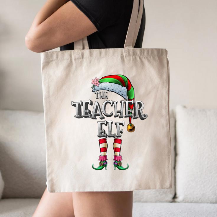 The Teacher Elf Shirt Matching Family Christmas Elf Men Women Kids Canvas Tote Bag, novelty gifts, funny gifts The Teacher Elf Shirt Matching Family Christmas Elf Men Women Kids Canvas Tote Bag, novelty gifts, funny gifts