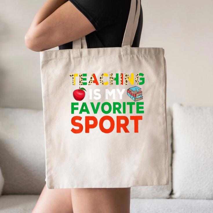 Teacher Is My Favorite Sport Teacher Teaching Lover Canvas Tote Bag, novelty gifts, funny gifts Teacher Is My Favorite Sport Teacher Teaching Lover Canvas Tote Bag, novelty gifts, funny gifts