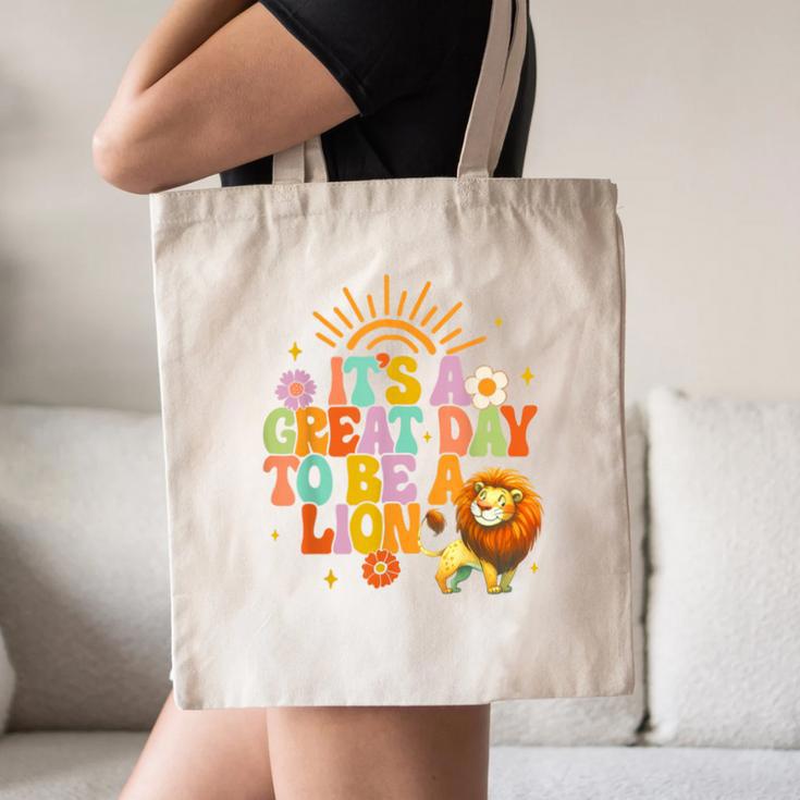 Teacher Life Back To School It's A Great A Day To Be A Lion Canvas Tote Bag, novelty gifts, funny gifts Teacher Life Back To School It's A Great A Day To Be A Lion Canvas Tote Bag, novelty gifts, funny gifts