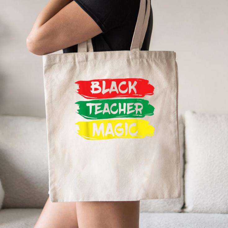 Teacher Magic Black History Month Educator For Men Women Canvas Tote Bag, novelty gifts, funny gifts