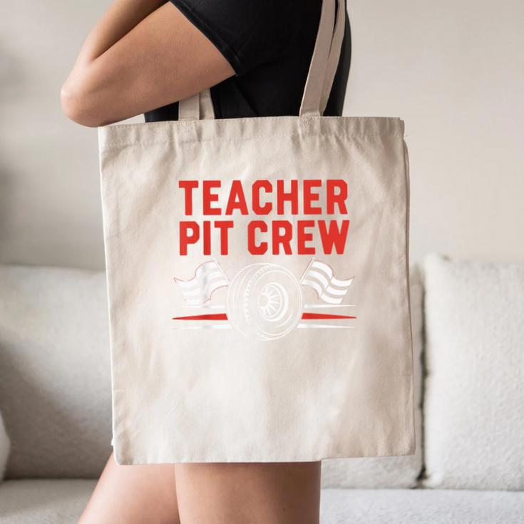 Teacher Pit Crew Race Car Driver Costume Men Women Kids Canvas Tote Bag, novelty gifts, funny gifts