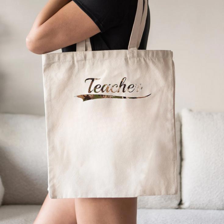Teacher Teaching Camouflage Vintage Inspired Distressed Camo For Men Women Canvas Tote Bag, novelty gifts, funny gifts Teacher Teaching Camouflage Vintage Inspired Distressed Camo For Men Women Canvas Tote Bag, novelty gifts, funny gifts