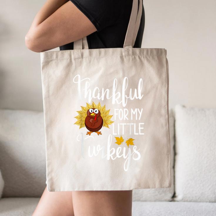 Teachers Thanksgiving Thankful For My Little Turkeys Canvas Tote Bag, novelty gifts, funny gifts Teachers Thanksgiving Thankful For My Little Turkeys Canvas Tote Bag, novelty gifts, funny gifts