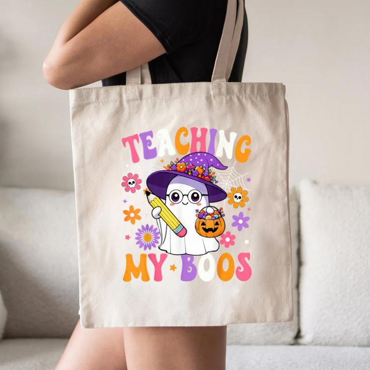 Teaching My Boos Teacher Ghost Teach Halloween Teacher Canvas Tote Bag, novelty gifts, funny gifts Teaching My Boos Teacher Ghost Teach Halloween Teacher Canvas Tote Bag, novelty gifts, funny gifts