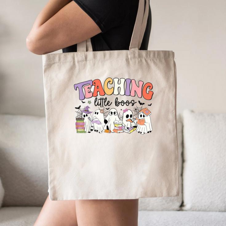 Teaching My Little Boos Teacher Ghost Teacher Halloween For Men Women Kids Canvas Tote Bag, novelty gifts, funny gifts Teaching My Little Boos Teacher Ghost Teacher Halloween For Men Women Kids Canvas Tote Bag, novelty gifts, funny gifts