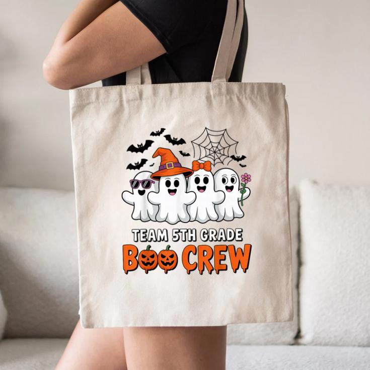 Team 5th Grade Boo Crew Halloween Teacher Student Costume Canvas Tote Bag, novelty gifts, funny gifts Team 5th Grade Boo Crew Halloween Teacher Student Costume Canvas Tote Bag, novelty gifts, funny gifts