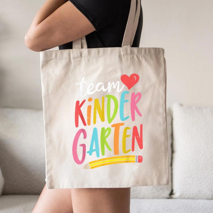 Team Kindergarten Teacher Student Back To School Canvas Tote Bag, novelty gifts, funny gifts Team Kindergarten Teacher Student Back To School Canvas Tote Bag, novelty gifts, funny gifts