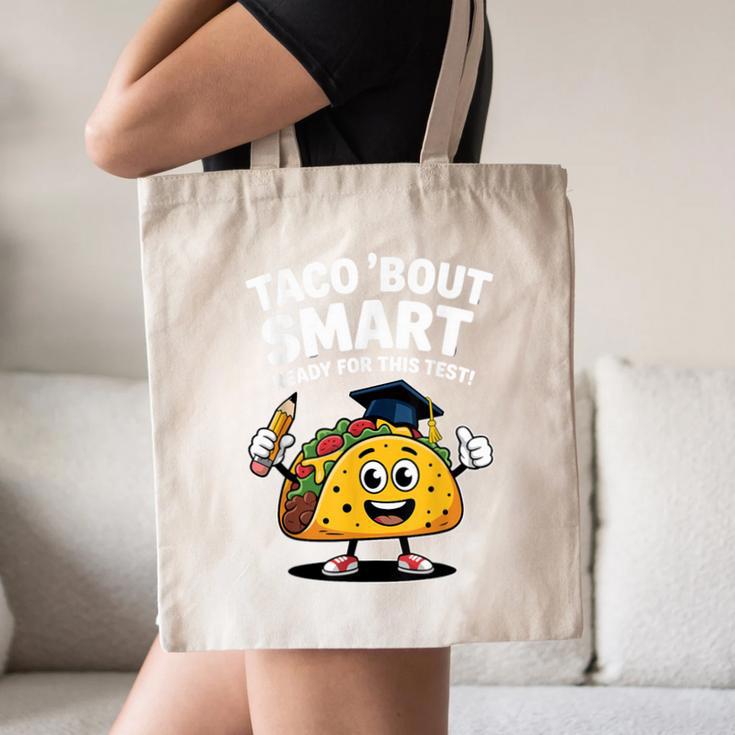 Test Day Teacher Shirt Motivational Testing Day Taco Testing Canvas Tote Bag, novelty gifts, funny gifts