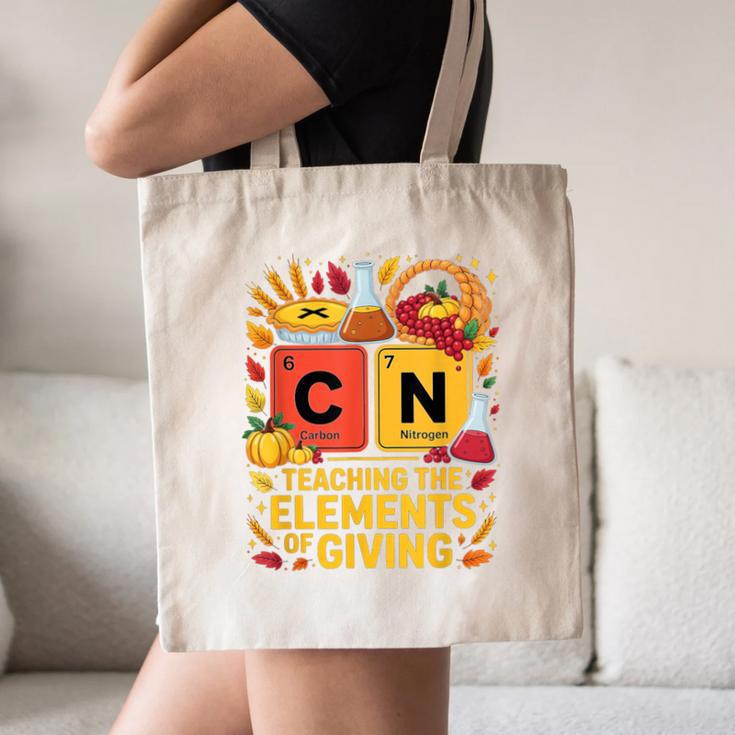 Thanksgiving 67 Meme Science Teacher Periodic Table Women Canvas Tote Bag, novelty gifts, funny gifts