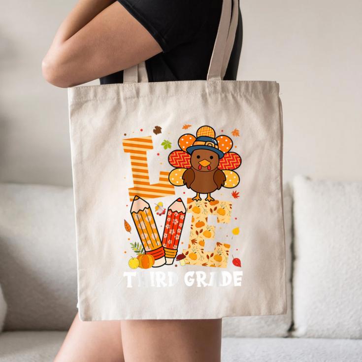 Thanksgiving Love Third Grade Teacher Turkey Autumn Fall Men Women Girls Kids Canvas Tote Bag, novelty gifts, funny gifts Thanksgiving Love Third Grade Teacher Turkey Autumn Fall Men Women Girls Kids Canvas Tote Bag, novelty gifts, funny gifts