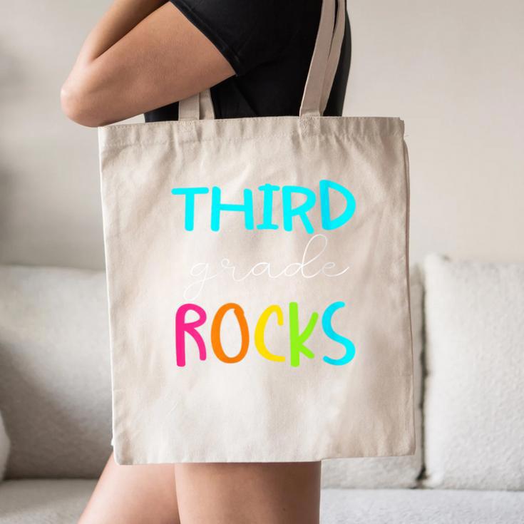 Third Grade Rocks Shirt Team 3rd Grade Teacher Canvas Tote Bag, novelty gifts, funny gifts Third Grade Rocks Shirt Team 3rd Grade Teacher Canvas Tote Bag, novelty gifts, funny gifts