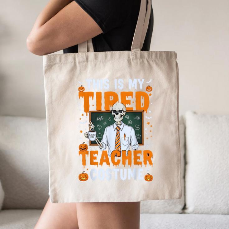 This Is My Tired Teacher Costume Halloween Costumes Canvas Tote Bag, novelty gifts, funny gifts This Is My Tired Teacher Costume Halloween Costumes Canvas Tote Bag, novelty gifts, funny gifts