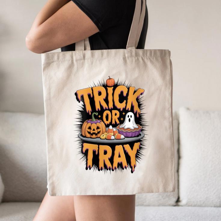 Trick Or Tray Halloween Cafeteria Teacher School Canvas Tote Bag, novelty gifts, funny gifts Trick Or Tray Halloween Cafeteria Teacher School Canvas Tote Bag, novelty gifts, funny gifts