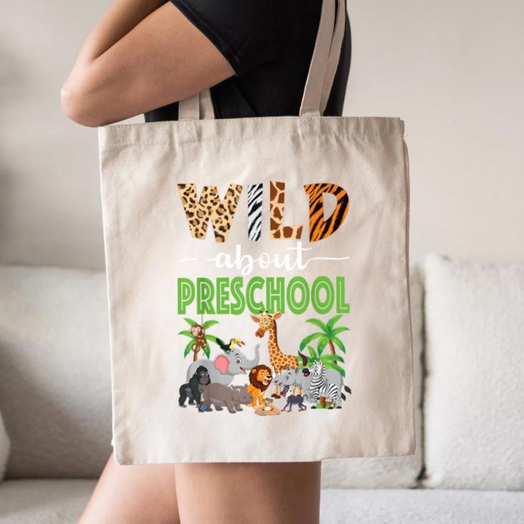 Wild About Preschool Teacher Student Preschool Zoo Safari Canvas Tote Bag, novelty gifts, funny gifts Wild About Preschool Teacher Student Preschool Zoo Safari Canvas Tote Bag, novelty gifts, funny gifts