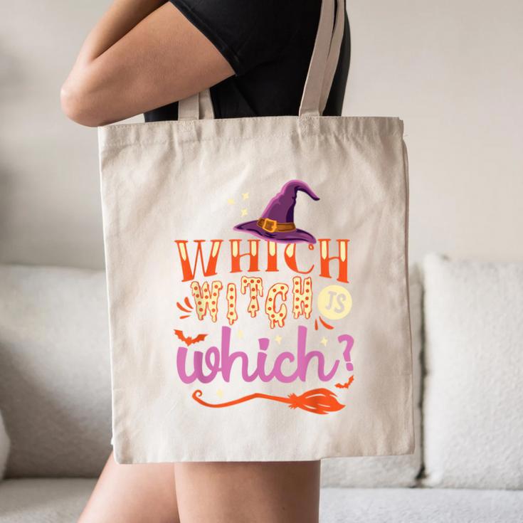 Which Witch Is Which Halloween English Teacher Canvas Tote Bag, novelty gifts, funny gifts Which Witch Is Which Halloween English Teacher Canvas Tote Bag, novelty gifts, funny gifts