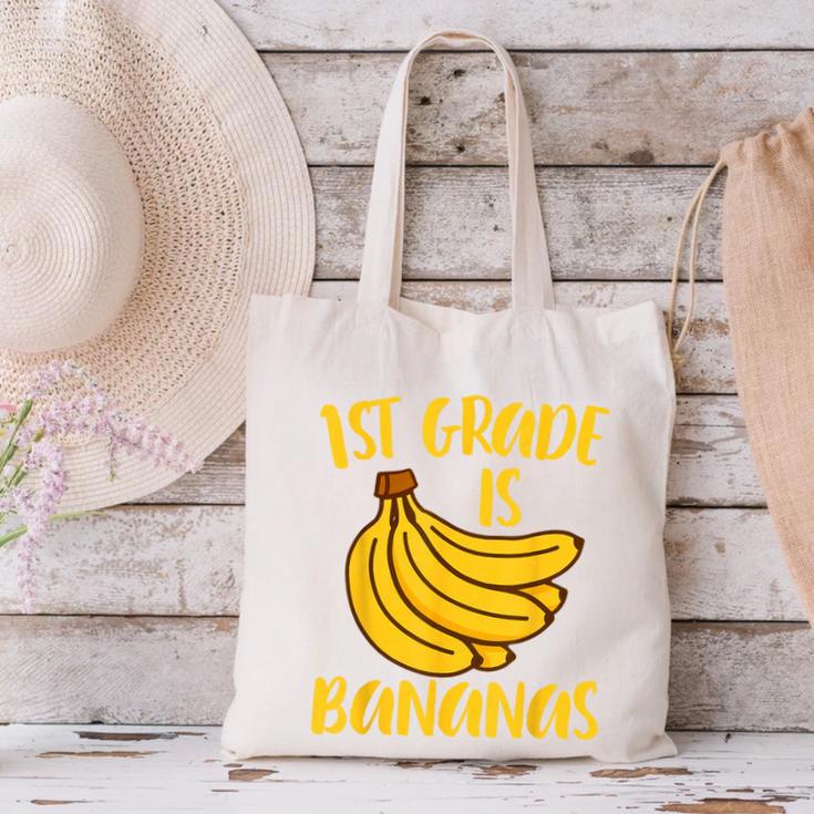 1st Grade Is Bananas Teacher Teaching Back To School Canvas Tote Bag, gift for family, gift for coworker 1st Grade Is Bananas Teacher Teaching Back To School Canvas Tote Bag, gift for family, gift for coworker