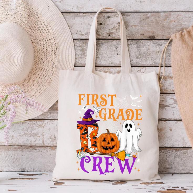 1st Grade Boo Crew Teacher Student Halloween Costume Canvas Tote Bag, gift for family, gift for coworker 1st Grade Boo Crew Teacher Student Halloween Costume Canvas Tote Bag, gift for family, gift for coworker