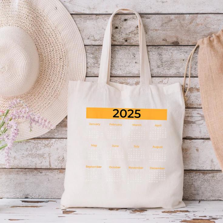 2025 Calendar For Planners Teachers Offices Months Canvas Tote Bag, gift for family, gift for coworker 2025 Calendar For Planners Teachers Offices Months Canvas Tote Bag, gift for family, gift for coworker