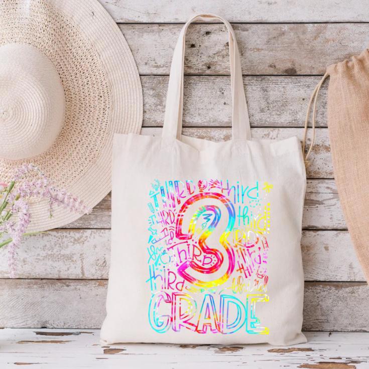 3rd Grade Typography Team Third Grade Teacher Back To School Canvas Tote Bag, gift for family, gift for coworker 3rd Grade Typography Team Third Grade Teacher Back To School Canvas Tote Bag, gift for family, gift for coworker