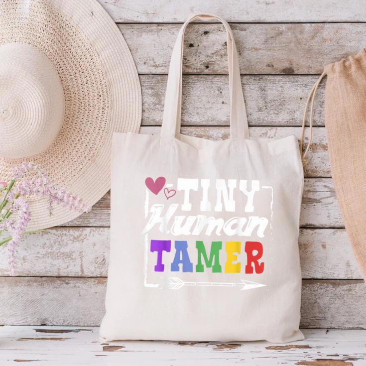 4 Teachers Or Parents Tiny Human Tamer Tee T-Shirt Canvas Tote Bag, gift for family, gift for coworker 4 Teachers Or Parents Tiny Human Tamer Tee T-Shirt Canvas Tote Bag, gift for family, gift for coworker