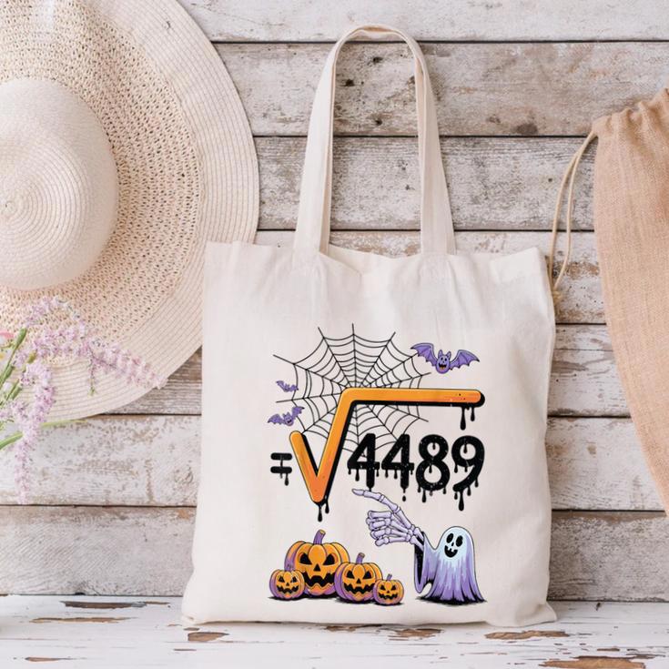 4489 Square Root 67 Math Teacher Halloween Costume Professor Canvas Tote Bag, gift for family, gift for coworker