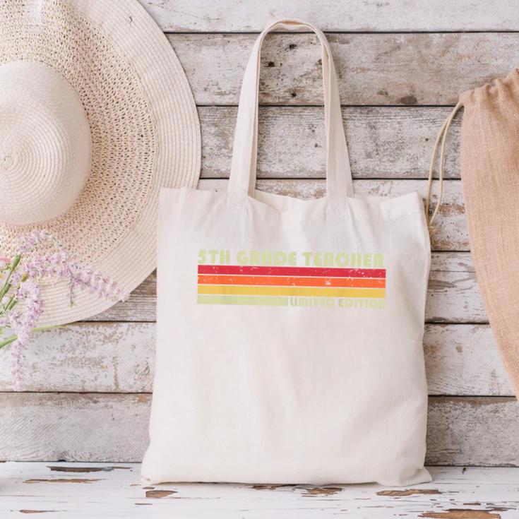 5TH GRADE TEACHER Job Title Profession Birthday Worker Canvas Tote Bag, gift for family, gift for coworker 5TH GRADE TEACHER Job Title Profession Birthday Worker Canvas Tote Bag, gift for family, gift for coworker