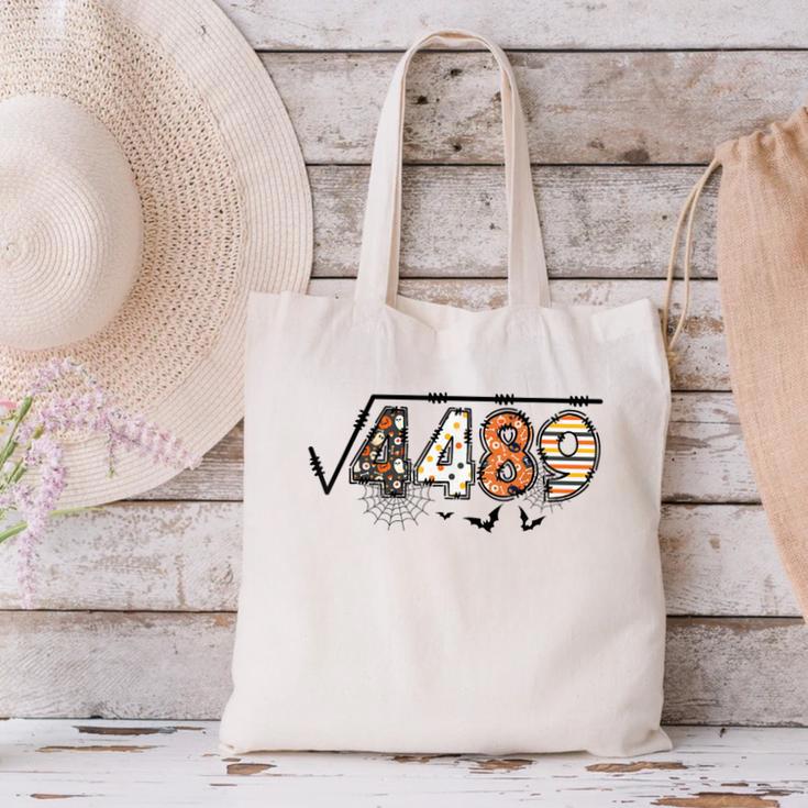 6 7 Square Root Of 4489 Slang Math Teacher Halloween Canvas Tote Bag, gift for family, gift for coworker 6 7 Square Root Of 4489 Slang Math Teacher Halloween Canvas Tote Bag, gift for family, gift for coworker