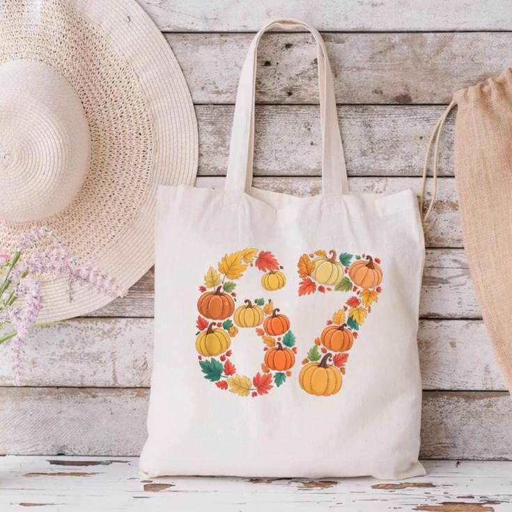 67 6 7 Fall Leaves For Teachers 67 Teacher Canvas Tote Bag, gift for family, gift for coworker 67 6 7 Fall Leaves For Teachers 67 Teacher Canvas Tote Bag, gift for family, gift for coworker