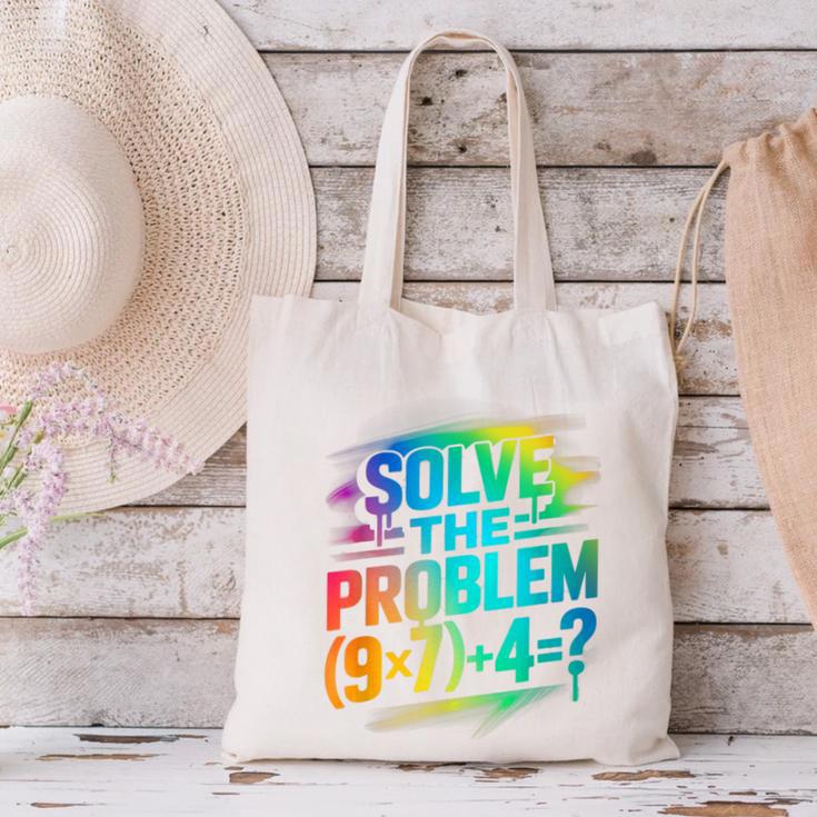 67 Meme PEMDAS Elementary Math Teacher Six Seven Canvas Tote Bag, gift for family, gift for coworker