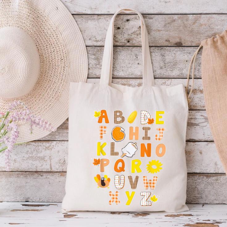 Alphabet Turkey Thanksgiving Costume Preschool Teacher Men Women Canvas Tote Bag, gift for family, gift for coworker Alphabet Turkey Thanksgiving Costume Preschool Teacher Men Women Canvas Tote Bag, gift for family, gift for coworker