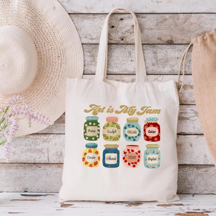 Art Is My Jam Art Teacher Specials Team Steam Teacher Canvas Tote Bag, gift for family, gift for coworker Art Is My Jam Art Teacher Specials Team Steam Teacher Canvas Tote Bag, gift for family, gift for coworker