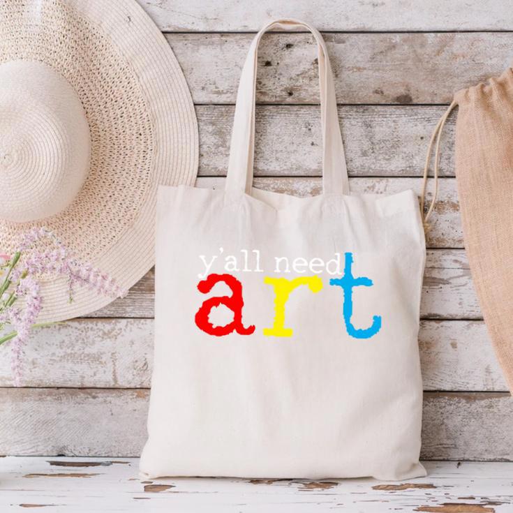 Art Teacher Artists Canvas Tote Bag, gift for family, gift for coworker