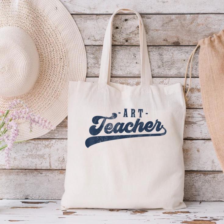 Art Teacher Men Women Cute Vintage Graphic Art Teacher Canvas Tote Bag, gift for family, gift for coworker Art Teacher Men Women Cute Vintage Graphic Art Teacher Canvas Tote Bag, gift for family, gift for coworker